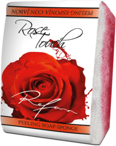 Rose Touch Peeling spugna-sapone