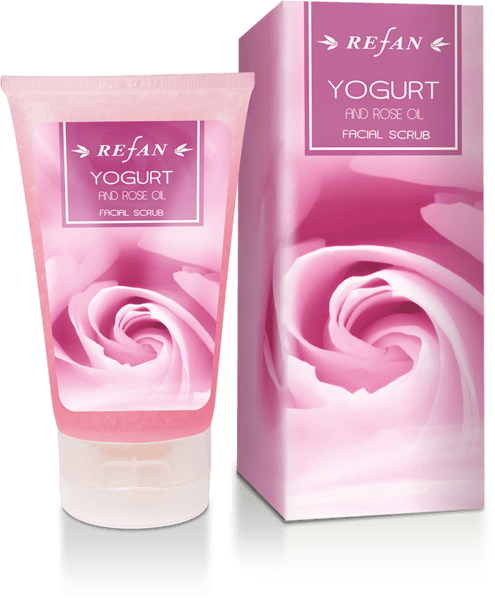 ESFOLIANTE PER VISO YOGURT E OLIO DI ROSA