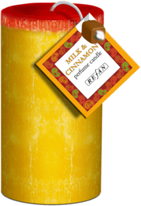 Candela Profumate candele Latte e cannella Candela Profumate candele Latte e cannella