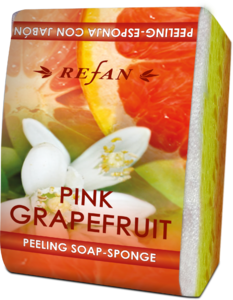 Pink Grapefruit Peeling spugna-sapone