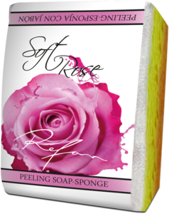 Peeling spugna-sapone Soft Rose