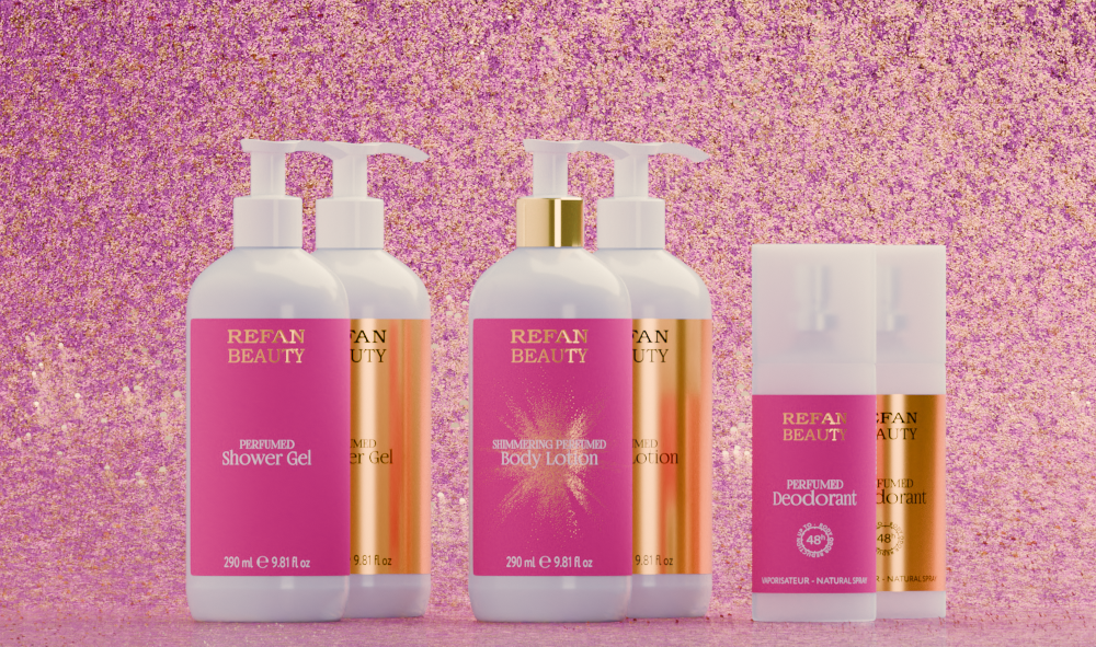 Cosmetics with perfume fragrances
