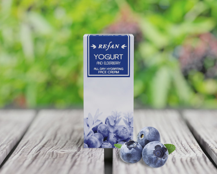 CREMA PER IL VISO YOGURT AND ELDERBERRY