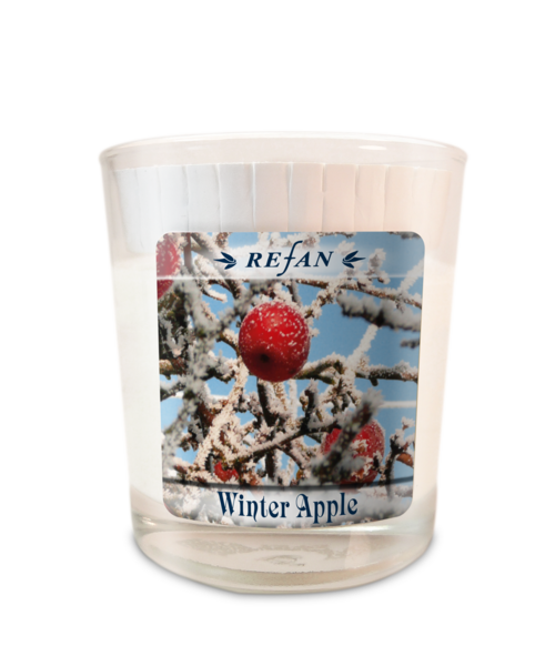 Candela a base di soia Winter Apple