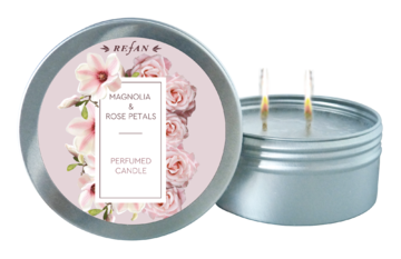 Profumate candele Magnolia&Rose petals