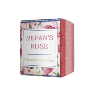 Sapone-spugna esfoliante  Refan's Rose
