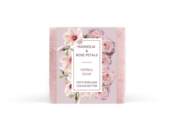 Magnolia & Rose Petals Herbal soap