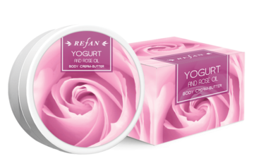 Yogurt e olio di rosa Butter-crema per corpo
