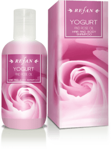 Yogurt e olio di rosa Shampoo per corpo e capelli