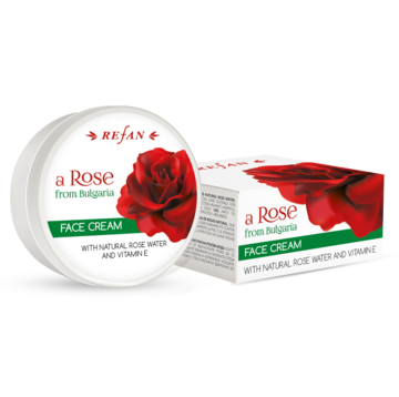 CREMA VISO "ROSA DI BULGARIA" ALL’ACQUA DI ROSA NATURALE E VITAMINA Е