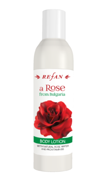 LOZIONE CORPO "A ROSE FROM BULGARIA" con acqua naturale di rose e Provitamina B5