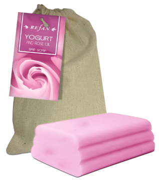 Yogurt e olio di rosa Bar soap yogurt and rose oil