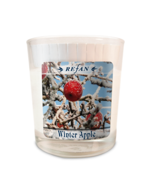 Candela a base di soia Winter Apple