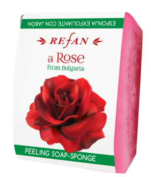 SAPONE-SPUGNA ESFOLIANTE "A Rose from Bulgaria" REFAN